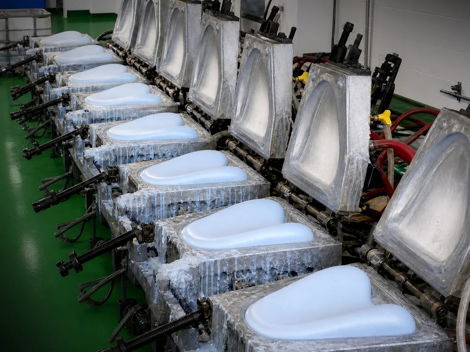 Kingworth ergonomic foam molding process