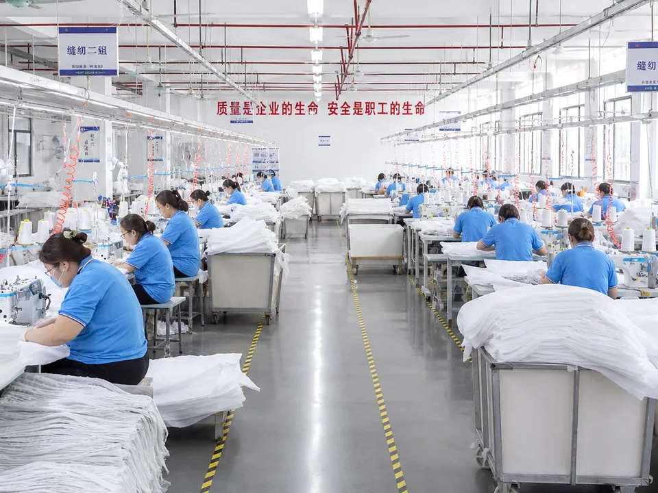 Kingworth sewing workshop production lines