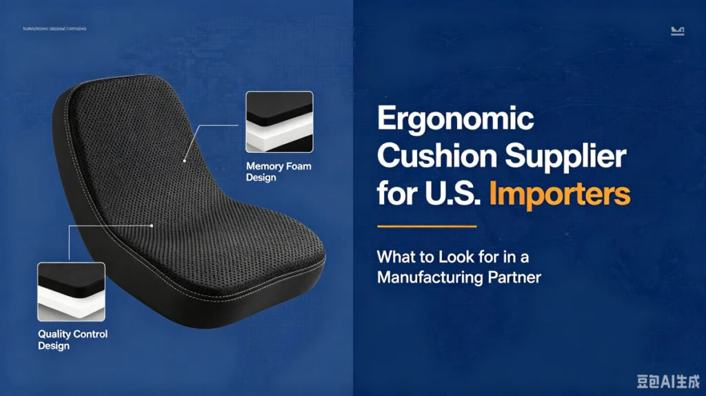 Ergonomic Cushion Supplier for U.S. Importers: What to Look for in a Manufacturing Partner