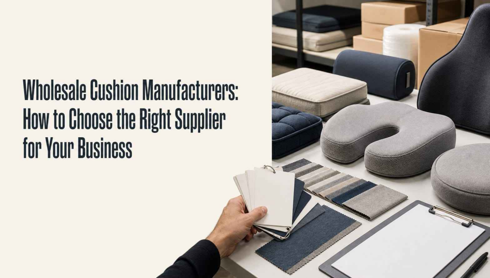 Wholesale Cushion Manufacturers: How to Choose the Right Supplier for Your Business