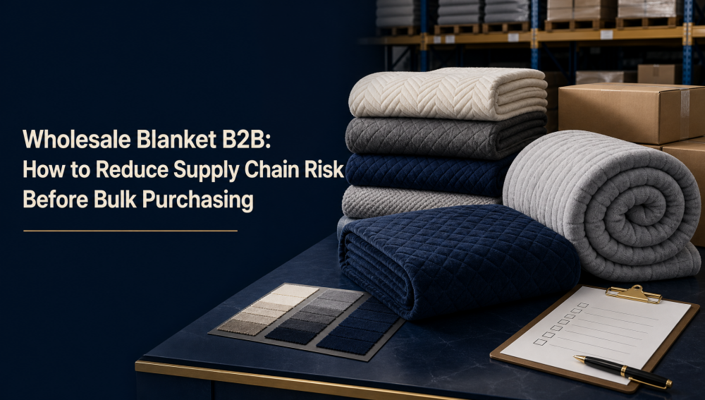 Wholesale Blanket B2B: How to Reduce Supply Chain Risk Before Bulk Purchasing